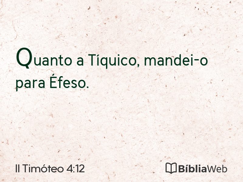 II Timóteo 4:12 em imagem para compartilhar