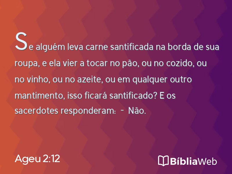 Ageu 2:12 em imagem para compartilhar