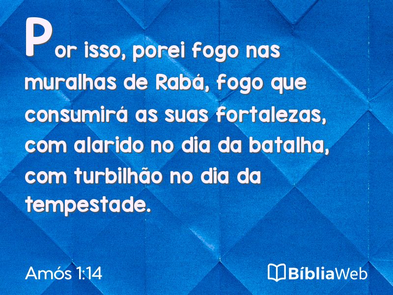 Amós 1:14 em imagem para compartilhar