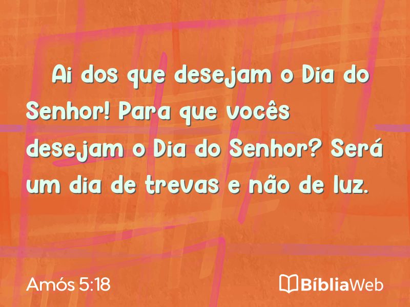 Amós 5:18 em imagem para compartilhar
