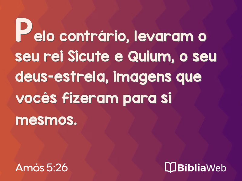 Amós 5:26 em imagem para compartilhar