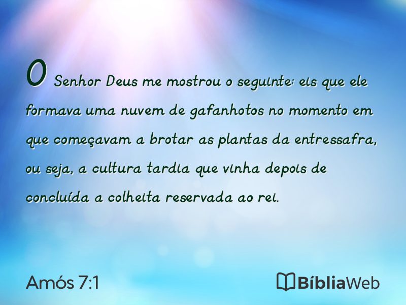 Amós 7:1 em imagem para compartilhar