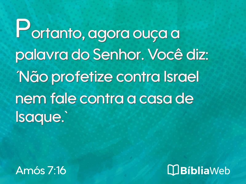 Amós 7:16 em imagem para compartilhar