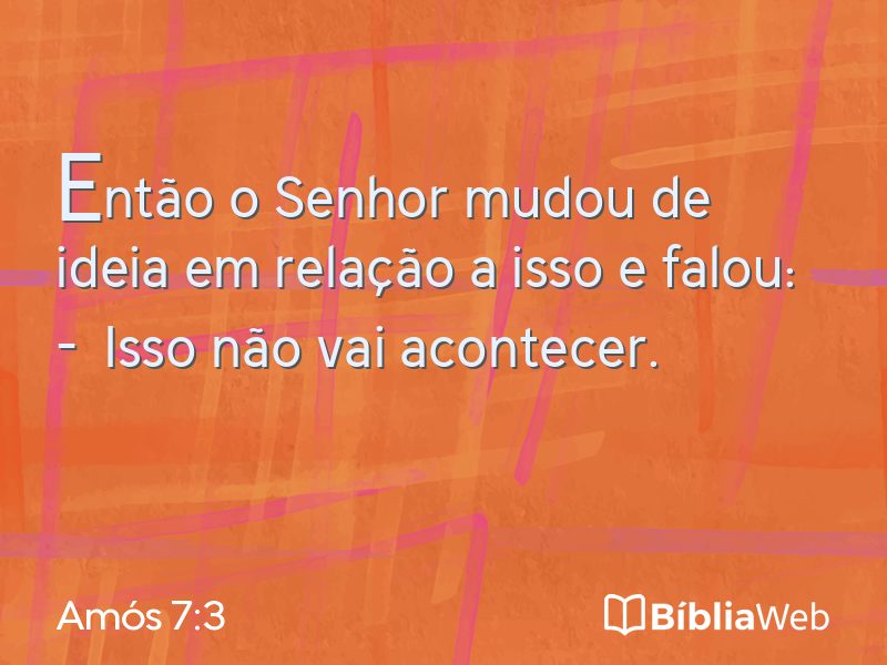 Amós 7:3 em imagem para compartilhar