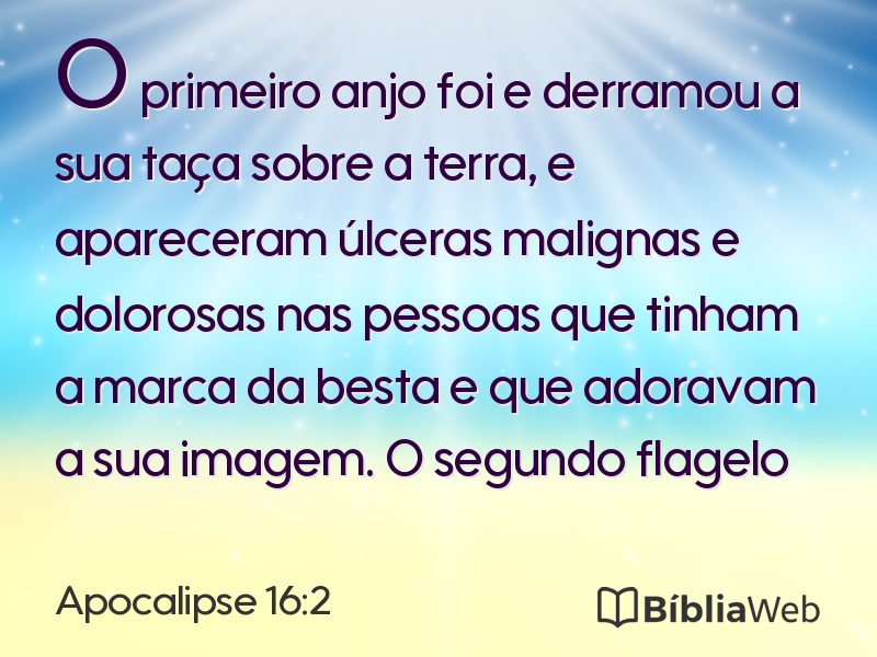 Apocalipse 16:2 em imagem para compartilhar