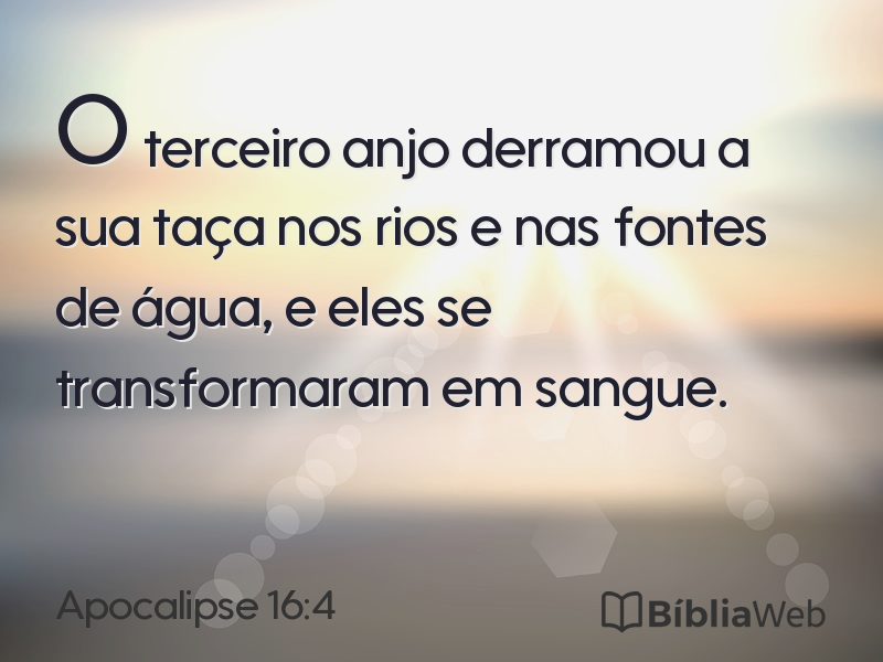 Apocalipse 16:4 em imagem para compartilhar