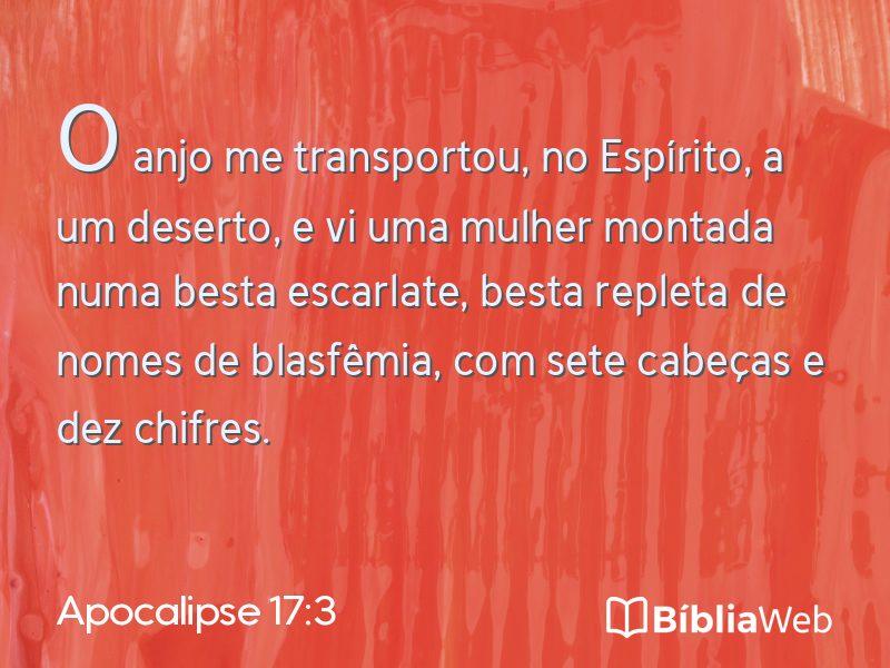 Apocalipse 17:3 em imagem para compartilhar