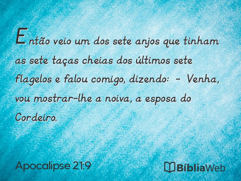 Apocalipse 21:9 em imagem para compartilhar