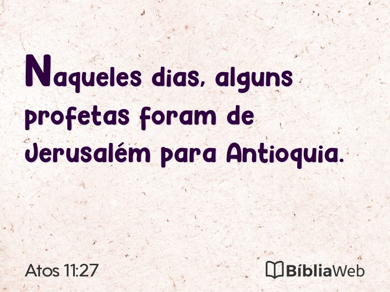 Atos 11:27 em imagem para compartilhar