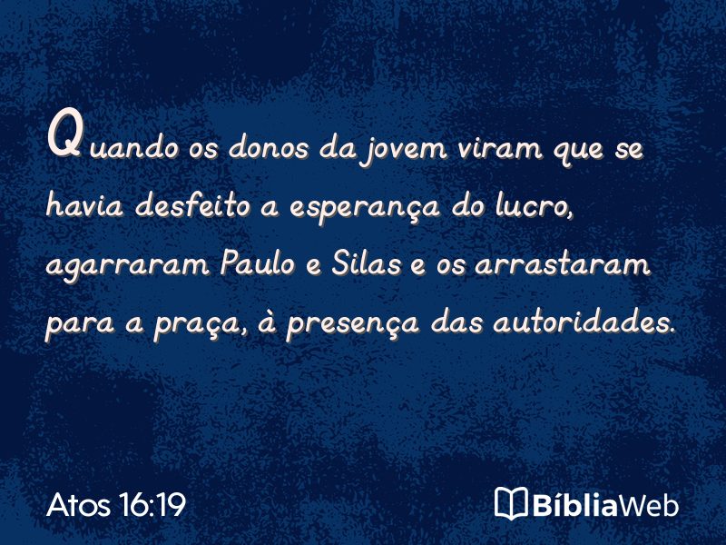 Atos 16:19 em imagem para compartilhar