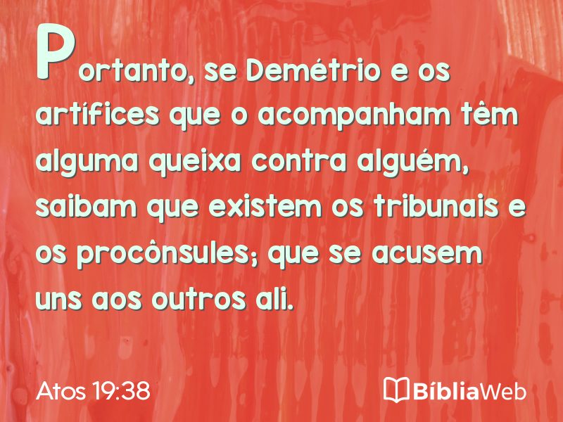 Atos 19:38 em imagem para compartilhar