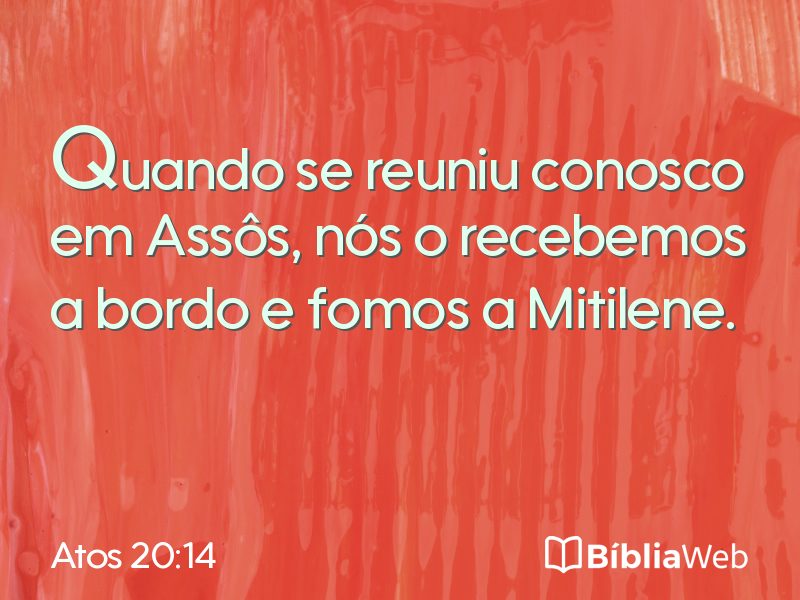 Atos 20:14 em imagem para compartilhar