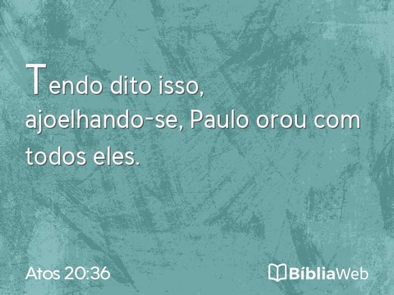 Atos 20:36 em imagem para compartilhar