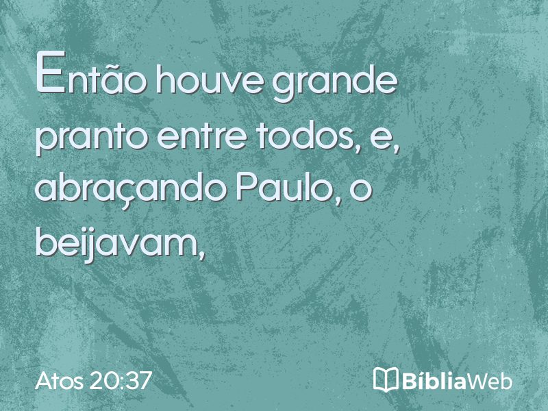 Atos 20:37 em imagem para compartilhar
