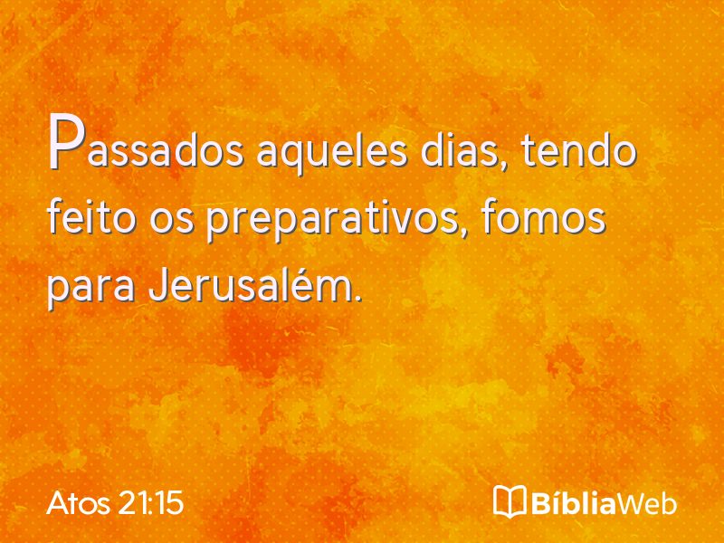 Atos 21:15 em imagem para compartilhar