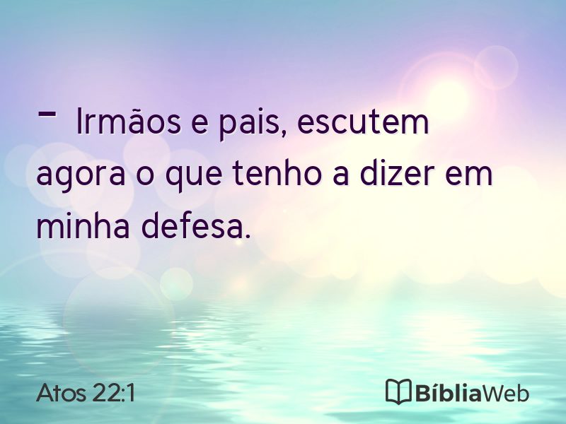 Atos 22:1 em imagem para compartilhar