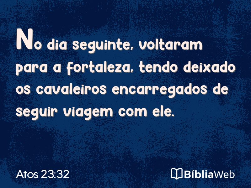 Atos 23:32 em imagem para compartilhar