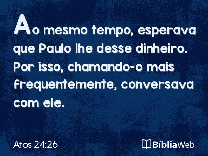 Atos 24:26 em imagem para compartilhar