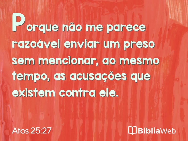 Atos 25:27 em imagem para compartilhar