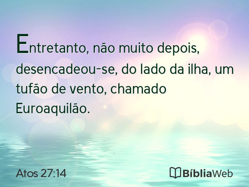Atos 27:14 em imagem para compartilhar