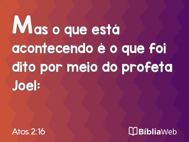 Atos 2:16 em imagem para compartilhar