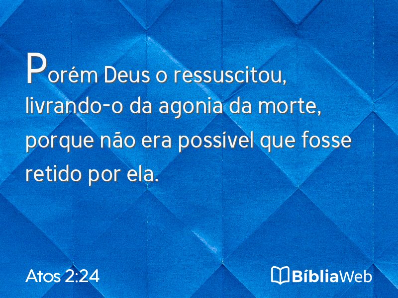 Atos 2:24 em imagem para compartilhar