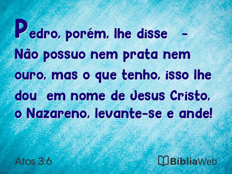 Atos 3:6 em imagem para compartilhar