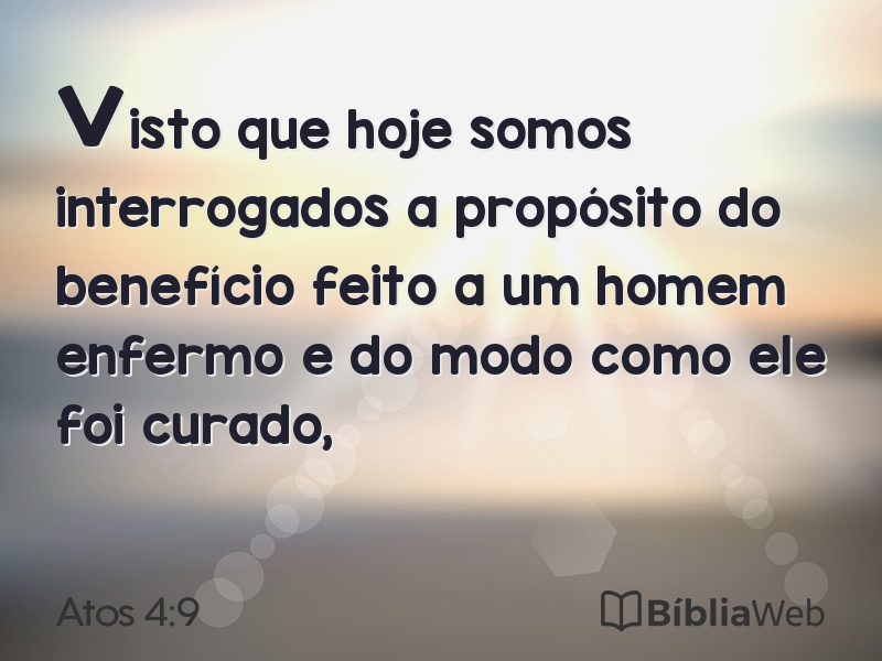 Atos 4:9 em imagem para compartilhar