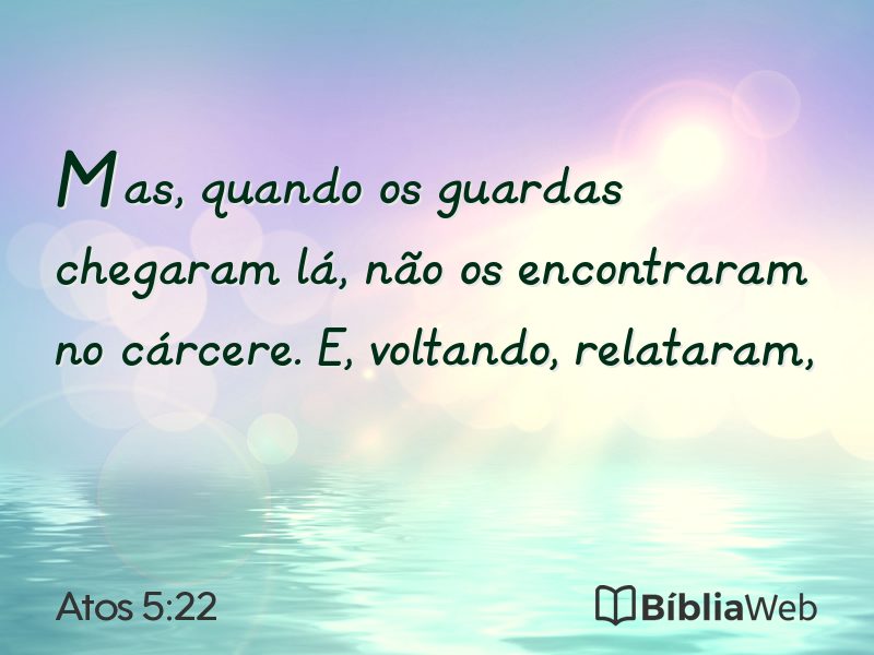 Atos 5:22 em imagem para compartilhar
