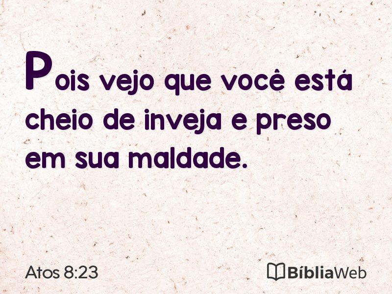 Atos 8:23 em imagem para compartilhar