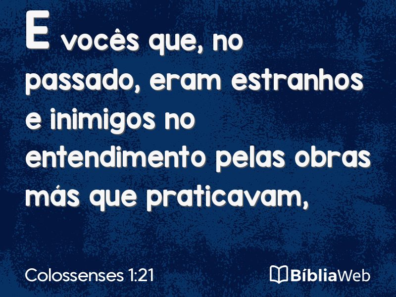 Colossenses 1:21 em imagem para compartilhar