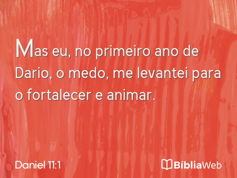 Daniel 11:1 em imagem para compartilhar
