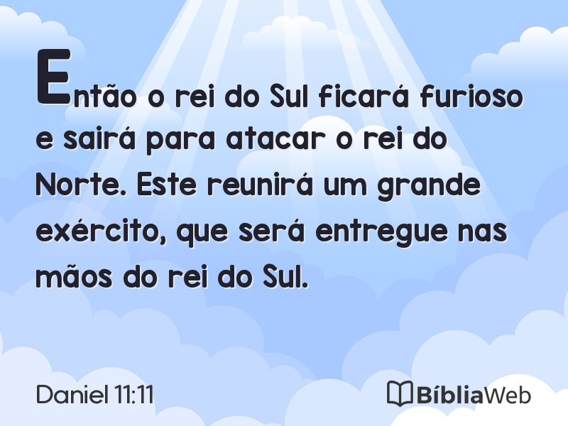 Daniel 11:11 em imagem para compartilhar