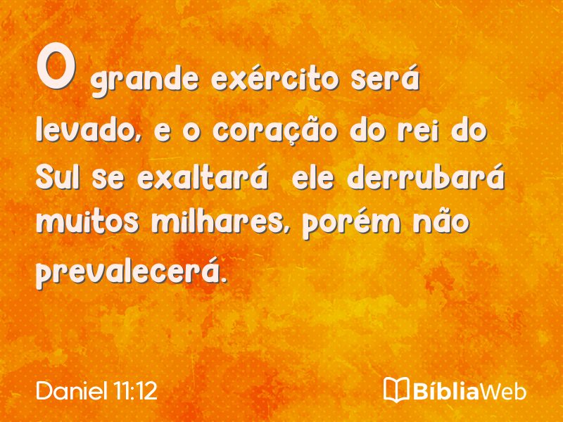 Daniel 11:12 em imagem para compartilhar