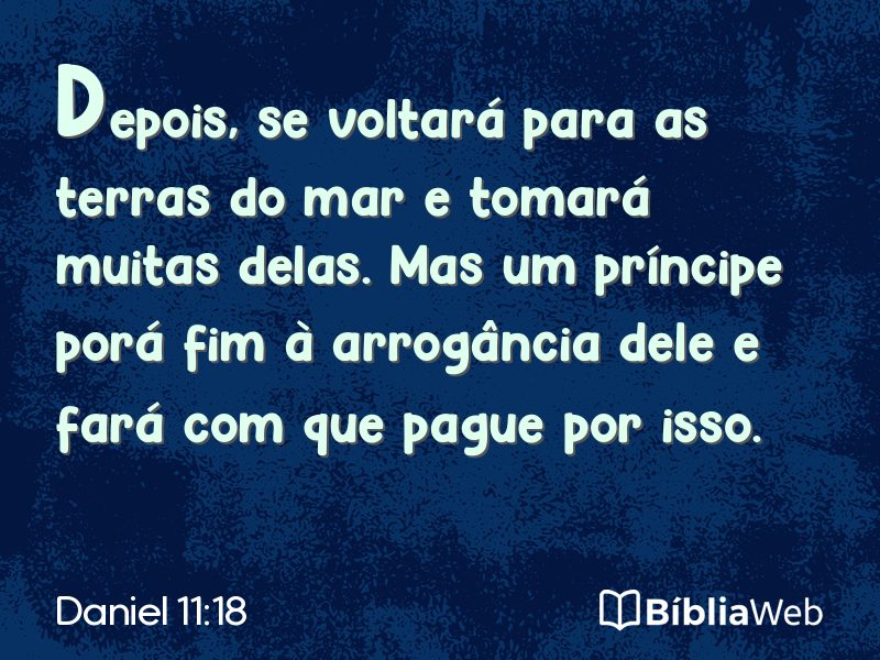 Daniel 11:18 em imagem para compartilhar