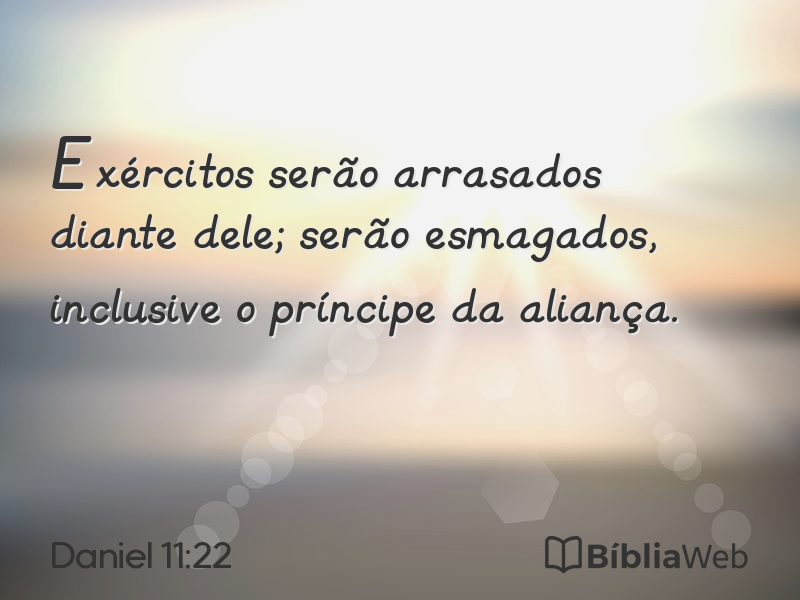 Daniel 11:22 em imagem para compartilhar