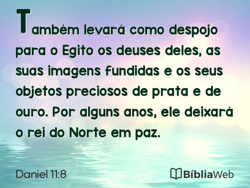 Daniel 11:8 em imagem para compartilhar
