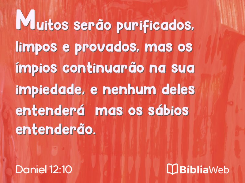 Daniel 12:10 em imagem para compartilhar