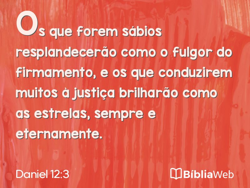 Daniel 12:3 em imagem para compartilhar