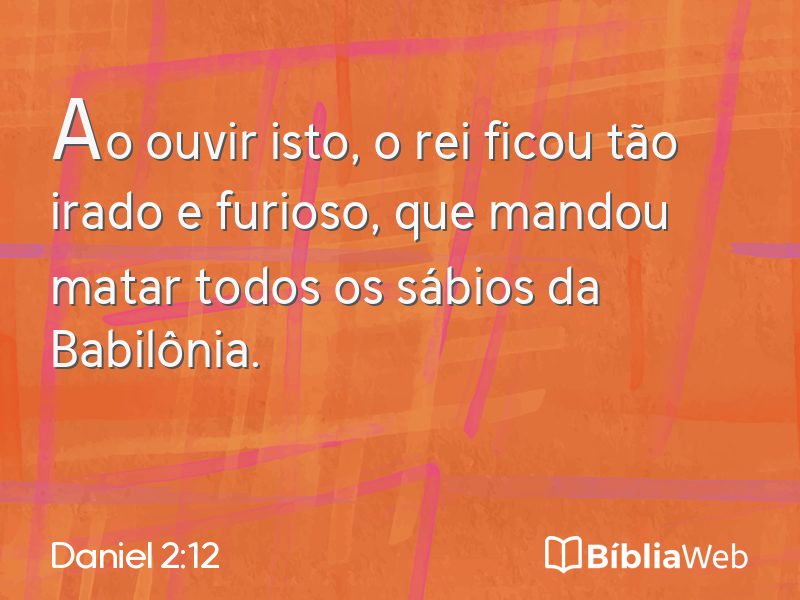 Daniel 2:12 em imagem para compartilhar