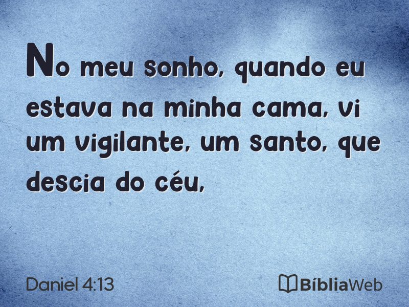 Daniel 4:13 em imagem para compartilhar