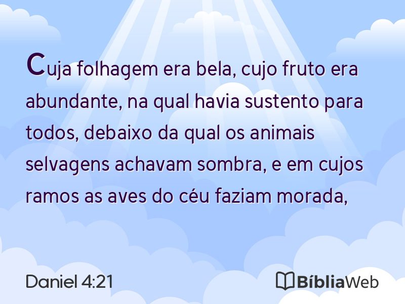 Daniel 4:21 em imagem para compartilhar