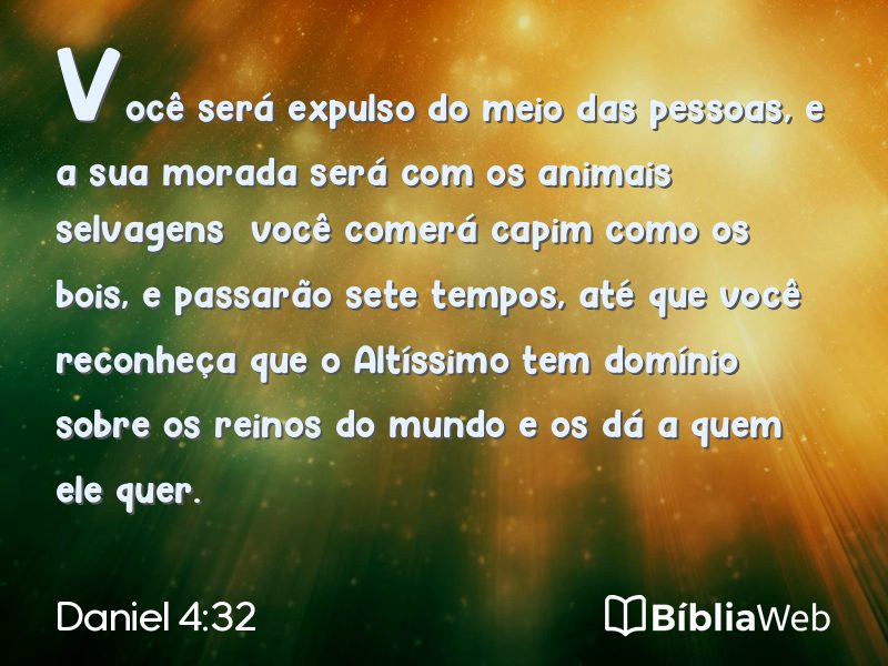 Daniel 4:32 em imagem para compartilhar