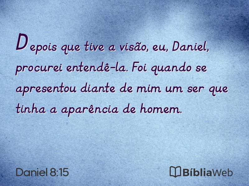Daniel 8:15 em imagem para compartilhar