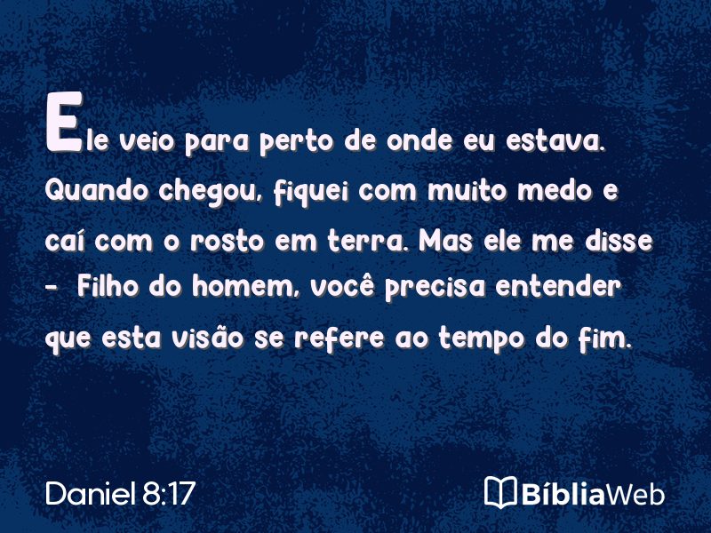 Daniel 8:17 em imagem para compartilhar
