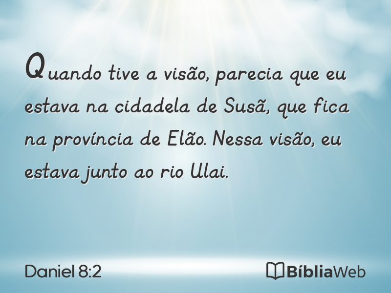 Daniel 8:2 em imagem para compartilhar
