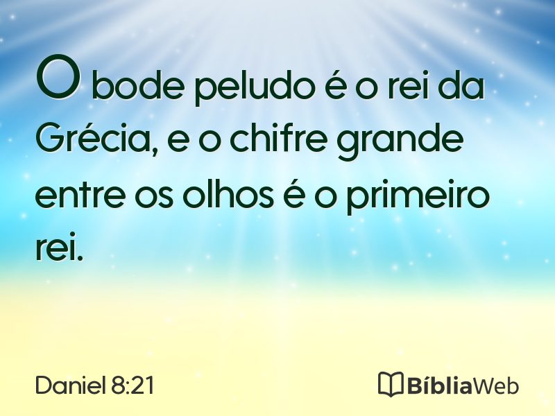 Daniel 8:21 em imagem para compartilhar