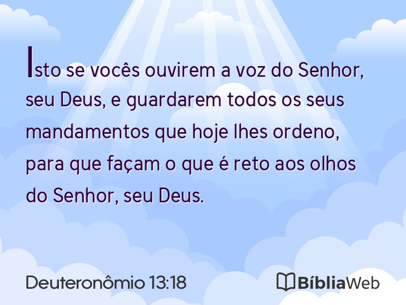 Deuteronômio 13:18 em imagem para compartilhar