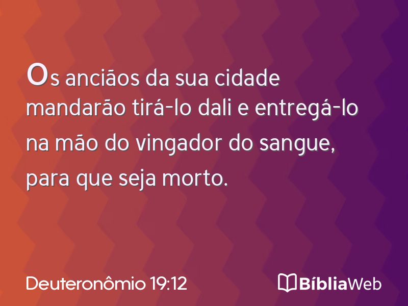 Deuteronômio 19:12 em imagem para compartilhar