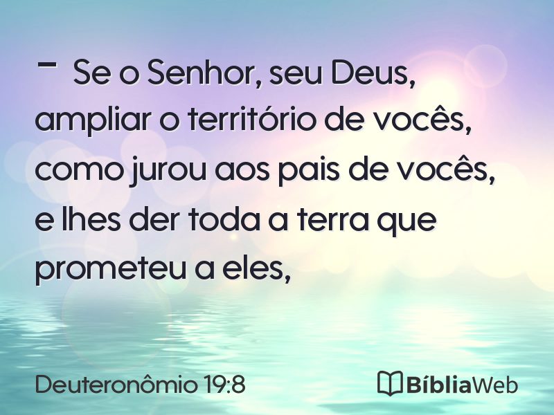 Deuteronômio 19:8 em imagem para compartilhar